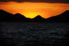 Solnedgang over Guadeloupe